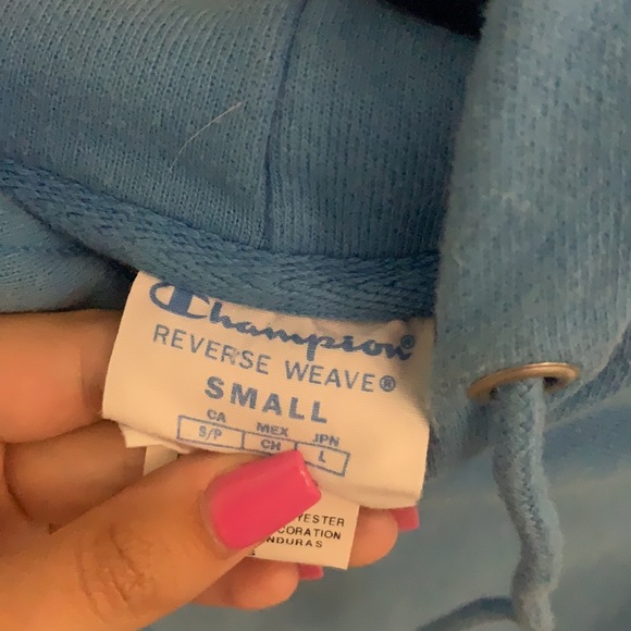 Champion | Other | Baby Blue Size Small Champion Hoodie Worn Twice ...